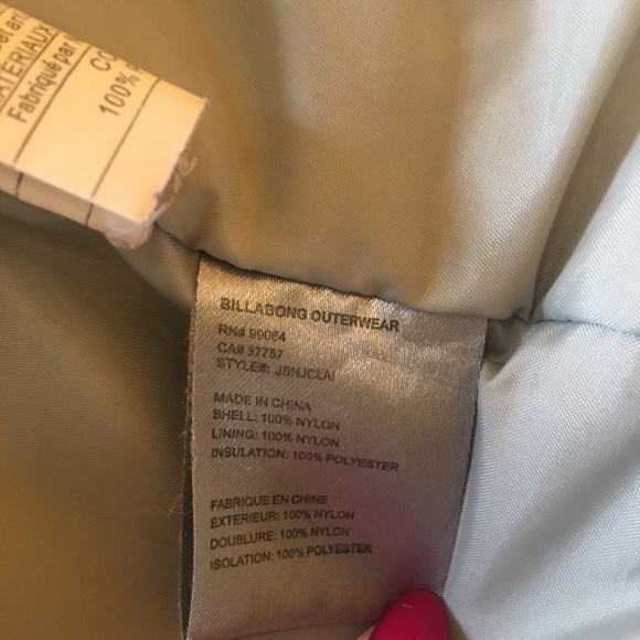 Billabong blue jacket - some flaws Size M - Picture 12 of 16